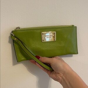 Michael Kors Lime Green Wristlet
